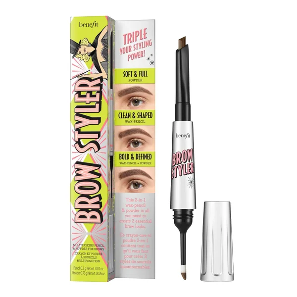 Benefit Brow Styler Eyebrow Pencil & Powder Duo 1.1g (Various Shades) 1 Benefit Brow Styler Eyebrow Pencil & Powder Duo 1.1g (Various Shades)