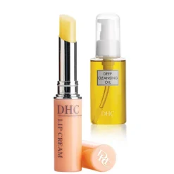 DHC Deep Cleansing Oil And Lip Cream Set