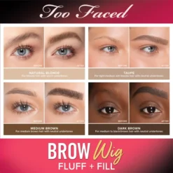 Too Faced Brow Wig Brush On Hair Fluffy Brow Gel 5.5ml (Various Shades) 8 Too Faced Brow Wig Brush On Hair Fluffy Brow Gel 5.5ml (Various Shades) -Anastasia Beverly Hills Sales 13033636 2004884747568524