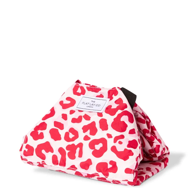 The Flat Lay Co. Drawstring Bag - Pink Leopard 2 The Flat Lay Co. Drawstring Bag - Pink Leopard - Image 2