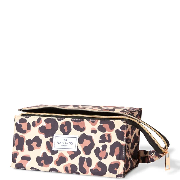 The Flat Lay Co. Open Flat Box Bag - Leopard Print 3 The Flat Lay Co. Open Flat Box Bag - Leopard Print - Image 3