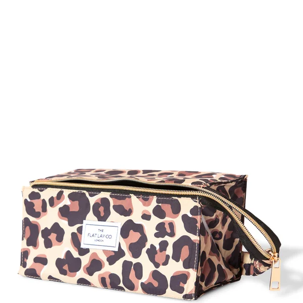 The Flat Lay Co. Open Flat Box Bag - Leopard Print 4 The Flat Lay Co. Open Flat Box Bag - Leopard Print - Image 4
