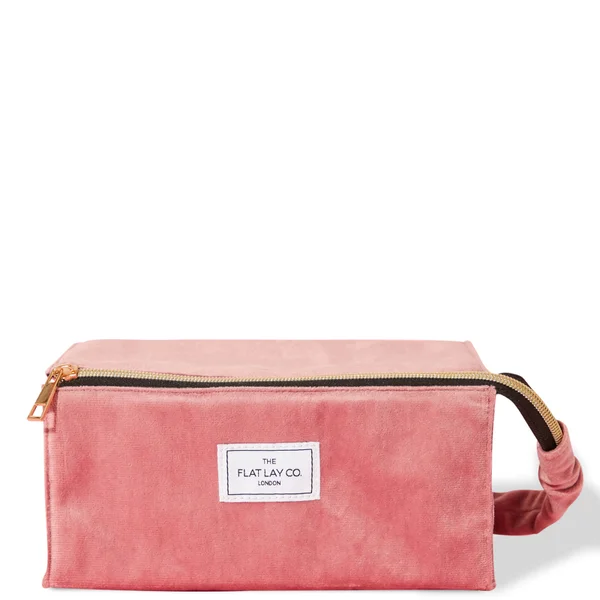 The Flat Lay Co. Open Flat Box Bag - Pink Velvet 1 The Flat Lay Co. Open Flat Box Bag - Pink Velvet