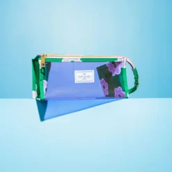 The Flat Lay Co. Open Flat Makeup Jelly Box Bag - Lilac Flower On Green -Anastasia Beverly Hills Sales 13834087 3684964327738463
