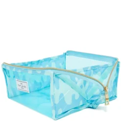 The Flat Lay Co. Open Flat Makeup Jelly Box Bag - Blue Drips -Anastasia Beverly Hills Sales 13834088 7514964328532782