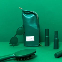 The Flat Lay Co. Standing Brush Case - Bottle Green Leather Monochrome -Anastasia Beverly Hills Sales 13834104 1534982480336604